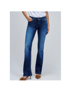 Jean wonder push up bootcut bleu marine femme - Salsa
