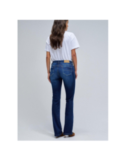 Jean wonder push up bootcut bleu marine femme - Salsa