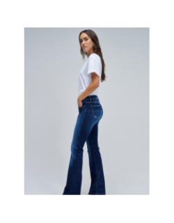 Jean wonder push up bootcut bleu marine femme - Salsa