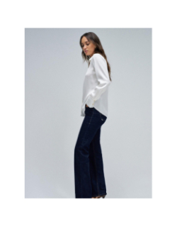 Chemisier à boutons dorés blanc femme - Salsa