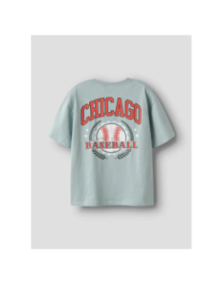 T-shirt à manches courtes chicago nkmnoa vert enfant - Name It