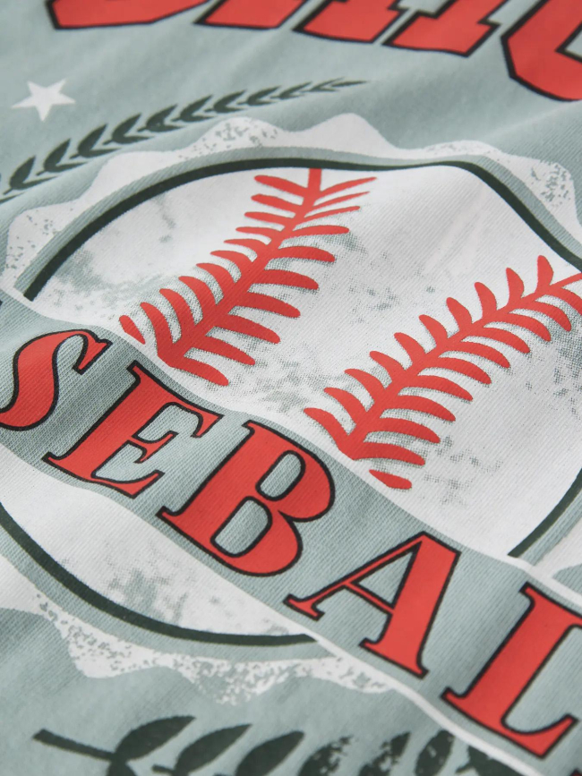 T-shirt à manches courtes chicago nkmnoa vert enfant - Name It