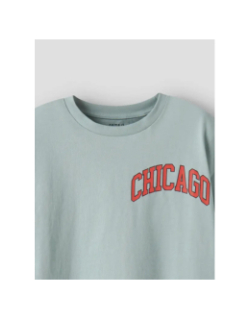 T-shirt à manches courtes chicago nkmnoa vert enfant - Name It