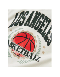 T-shirt à manches courtes los angeles nkmnoa blanc enfant - Name It