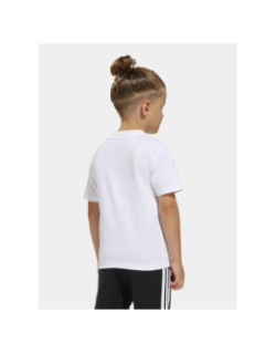 T-shirt à manches courtes lk bl tee 160 blanc enfant - Adidas
