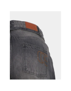 Jean wide leg taille haute alexgi gris fille - Le Temps Des Cerises