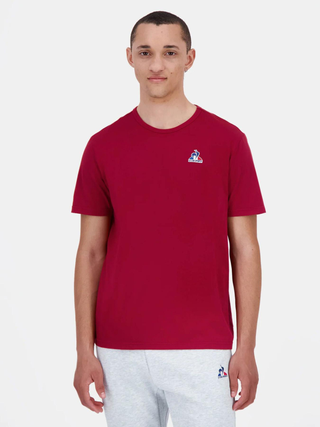 T-shirt à manches courtes ess tee n1 rouge homme - Le Coq Sportif