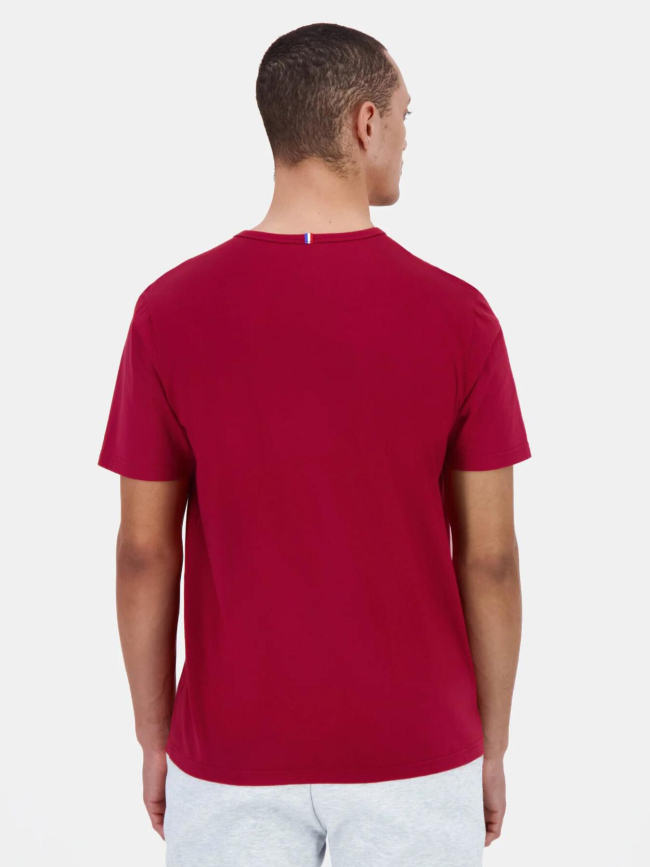 T-shirt à manches courtes ess tee n1 rouge homme - Le Coq Sportif