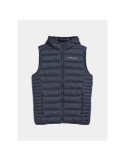 Doudoune sans manches à capuche b-terry bleu enfant - Teddy Smith