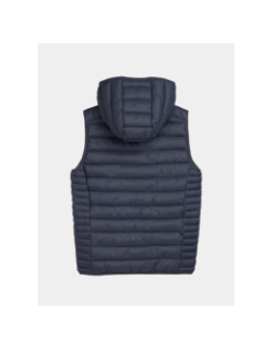 Doudoune sans manches à capuche b-terry bleu enfant - Teddy Smith
