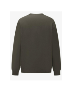 Sweat à col rond et poche plaquée kaki homme - Chabrand