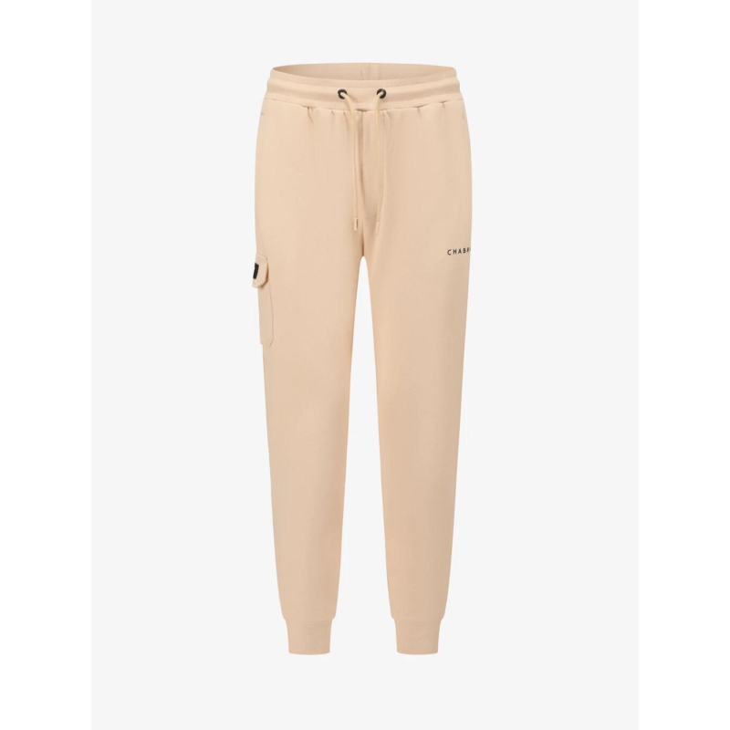 Pantalon jogging cargo beige homme - Chabrand
