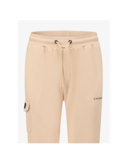 Pantalon jogging cargo beige homme - Chabrand