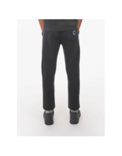 Pantalon jogging logo cadre relief bleu noir garçon - Chabrand