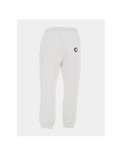 Pantalon jogging logo cadre relief vertical blanc garçon - Chabrand