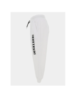 Pantalon jogging logo cadre relief vertical blanc garçon - Chabrand