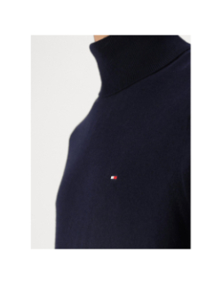 Pull à col roulé pima cachemire bleu marine homme - Tommy Hilfiger