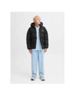 Doudoune à capuche jjmaze logo bleu marine garçon - Jack & Jones