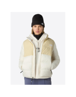 Doudoune saikuru beige et blanc femme - The North Face