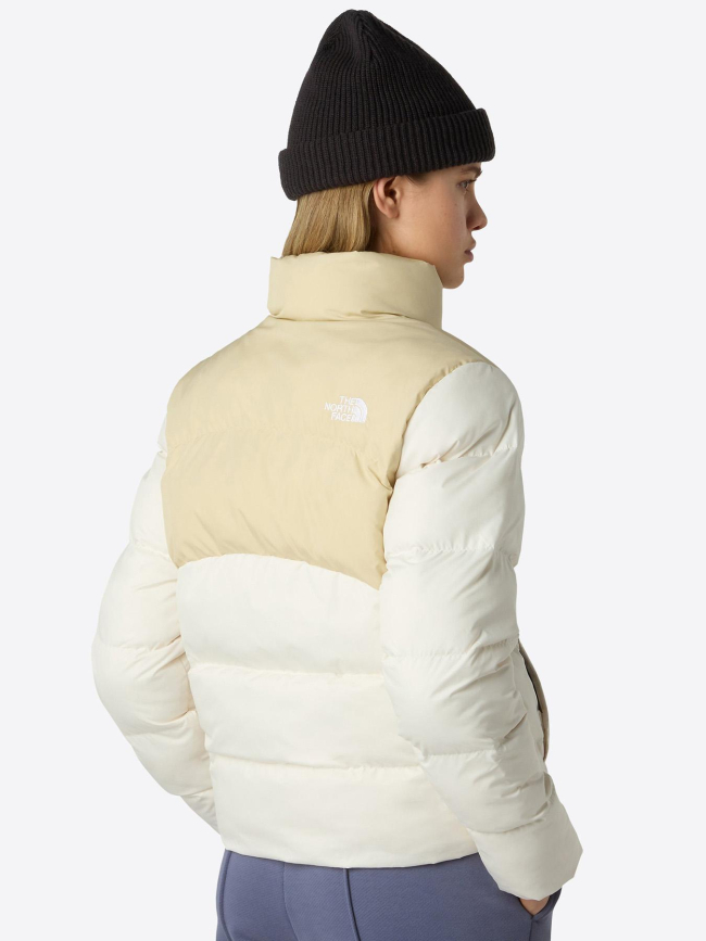 Doudoune saikuru beige et blanc femme - The North Face