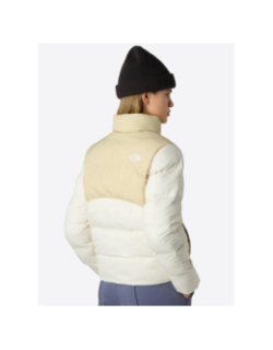 Doudoune saikuru beige et blanc femme - The North Face