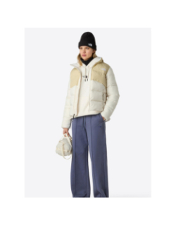 Doudoune saikuru beige et blanc femme - The North Face
