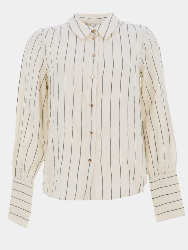 Chemisier rayé gori blanc écru femme - Vero Moda