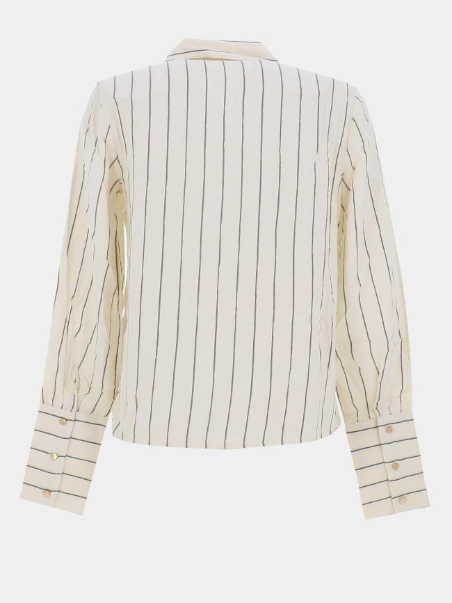 Chemisier rayé gori blanc écru femme - Vero Moda