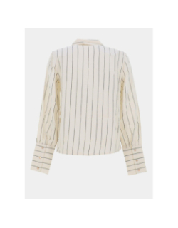 Chemisier rayé gori blanc écru femme - Vero Moda