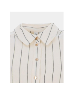 Chemisier rayé gori blanc écru femme - Vero Moda