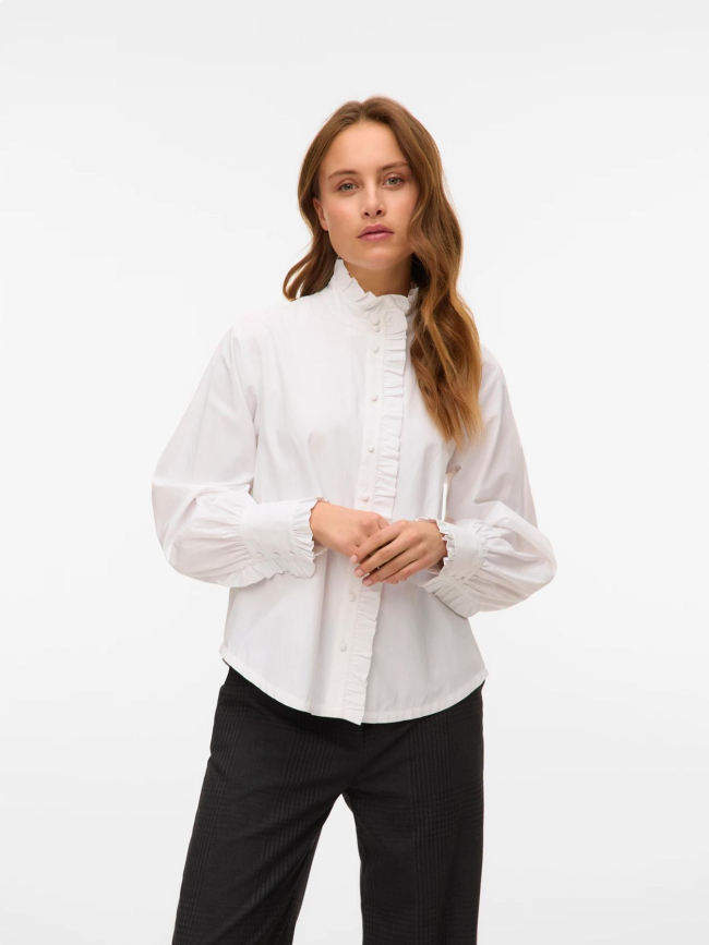 Chemisier fanni blanc femme - Vero Moda