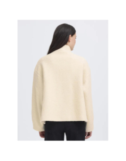 Manteau court ihstipa ja7 beige femme - Ichi