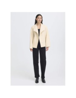 Manteau court ihstipa ja7 beige femme - Ichi