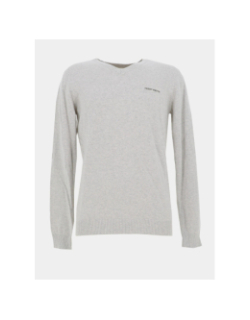 Pull col v pulser 3 gris chiné homme - Teddy Smith