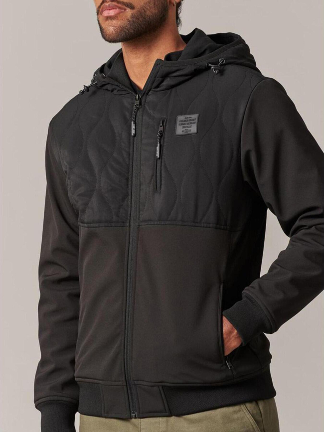 Veste à capuche flay noir homme - Deeluxe