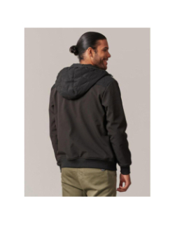 Veste à capuche flay noir homme - Deeluxe