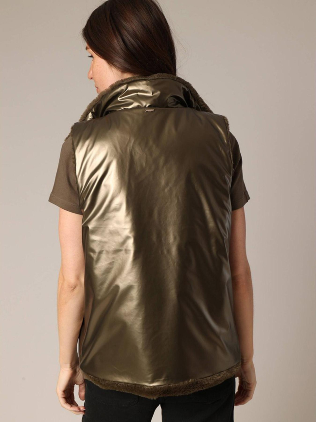 Doudoune sans manches réversible nara métallisé femme - Deeluxe