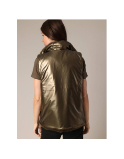 Doudoune sans manches réversible nara métallisé femme - Deeluxe