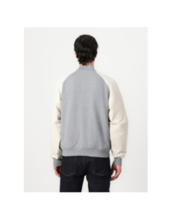 Bomber universitaire athleisure décontracté gris homme - Tommy Hilfiger