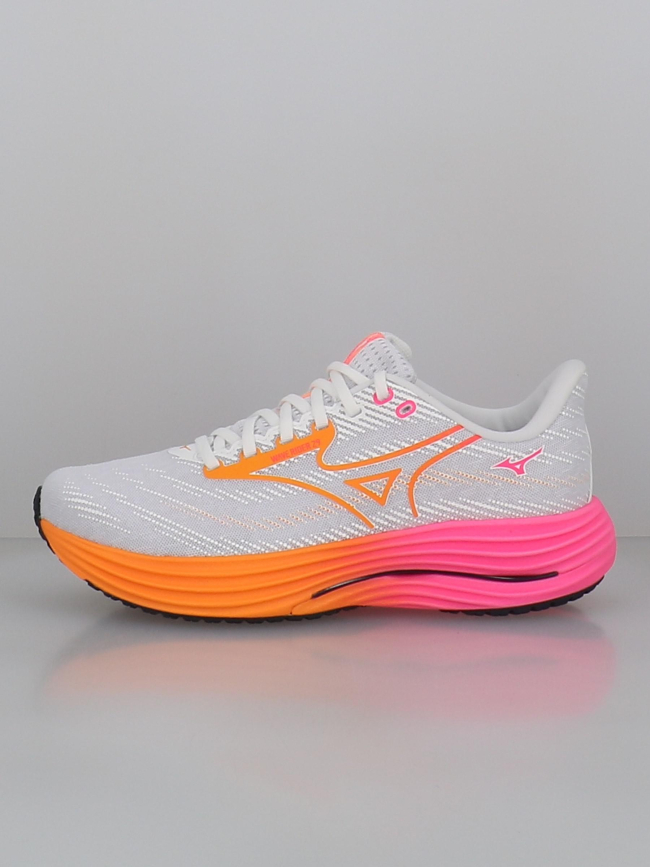 Chaussures de running wave rider 29 blanc homme - Mizuno