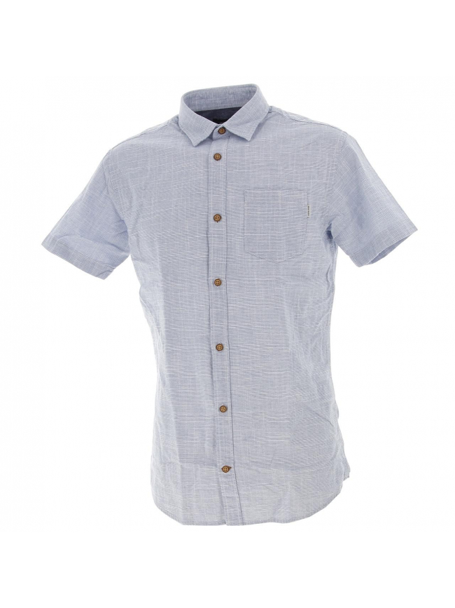 Chemise manches courtes faded bleu homme - Jack & Jones