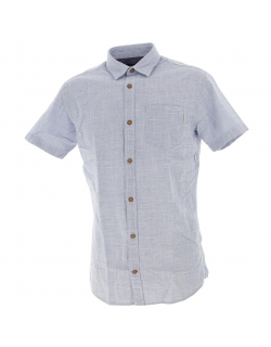 Chemise manches courtes faded bleu homme - Jack & Jones