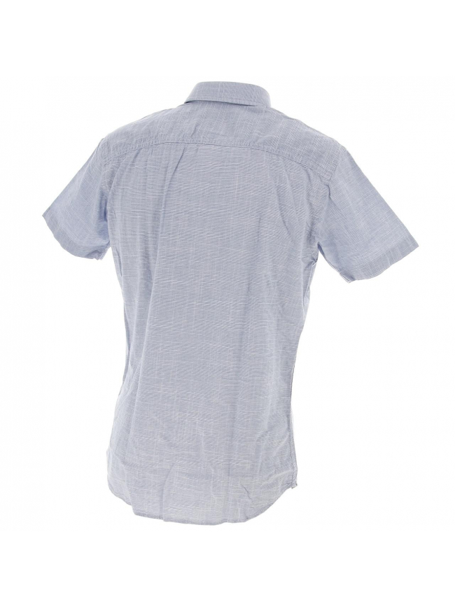 Chemise manches courtes faded bleu homme - Jack & Jones