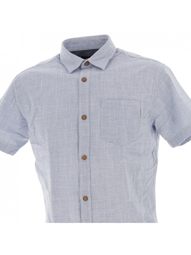 Chemise manches courtes faded bleu homme - Jack & Jones