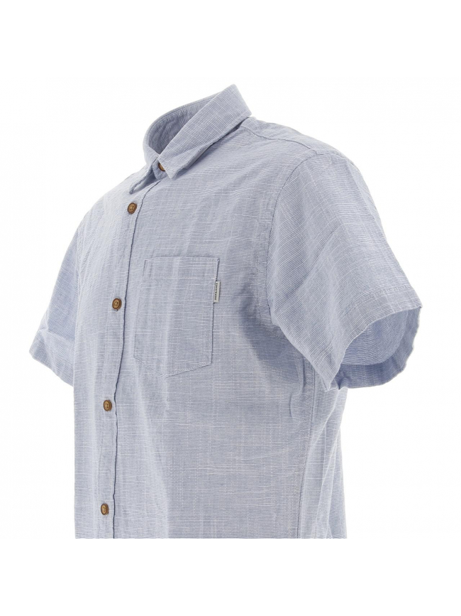 Chemise manches courtes faded bleu homme - Jack & Jones