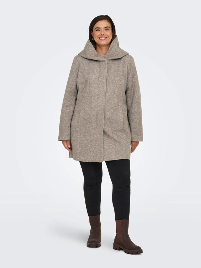 Manteau sedona light marron femme - Only