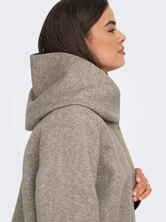 Manteau sedona light marron femme - Only