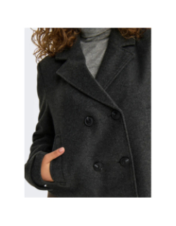 Manteau court freja gris anthracite femme - Only