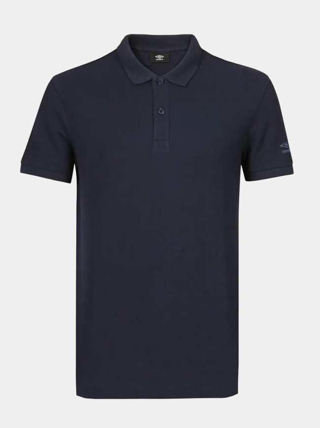 Polo à manches courtes bas net bleu marine homme - Umbro