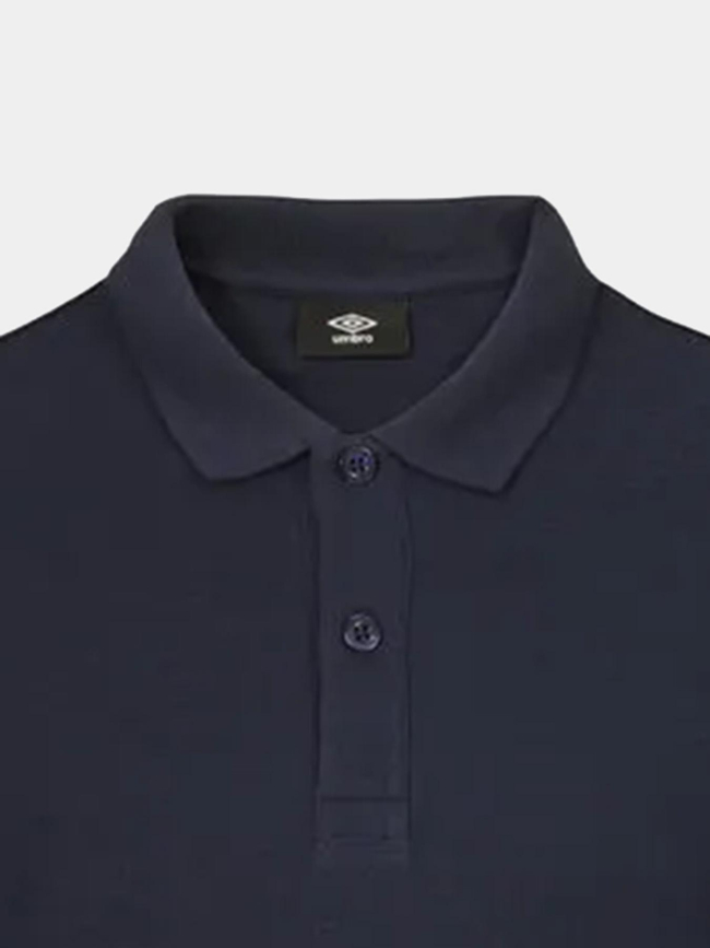 Polo à manches courtes bas net bleu marine homme - Umbro